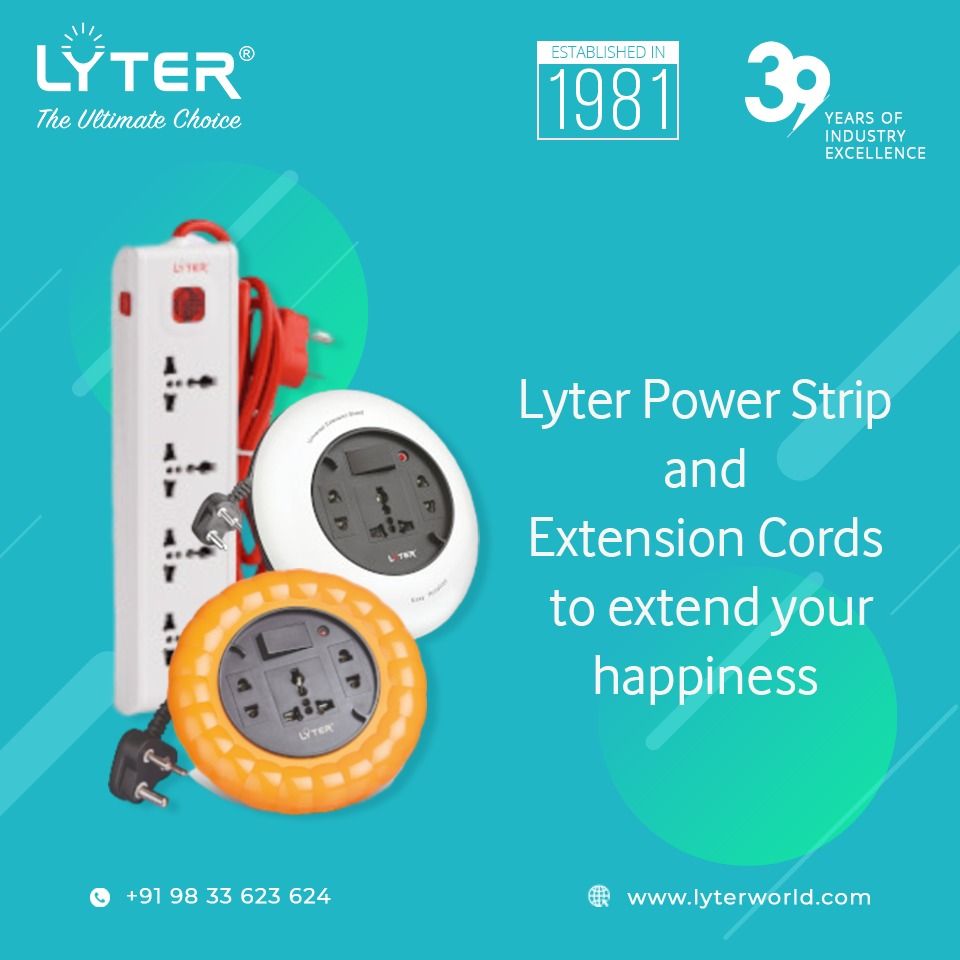 thelyterworld's tweet photo. Expand your outlet space with the Lyter Power Strip & Extension Cords.
Visit Us: https://t.co/50dD4Lq30c
Call Us :9833623624
Mail us : info@lyterworld.com
#ElectricalsAccessories #TheUltimateChoice#ElectricalProducts #ExtensionsChords #Lyter #PowerStrip #PowerOutlets https://t.co/1eZRjd0mlP