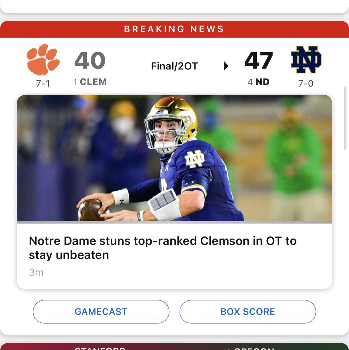 Vegas_Mal's tweet photo. FINALLY! #OnwardToVictory #GoIrish https://t.co/DqjL49Fq4Y