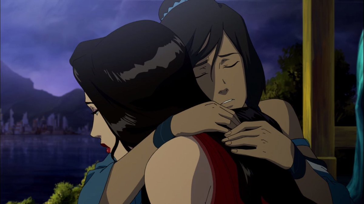 atla and tlok characters hugging (a very much needed thread)