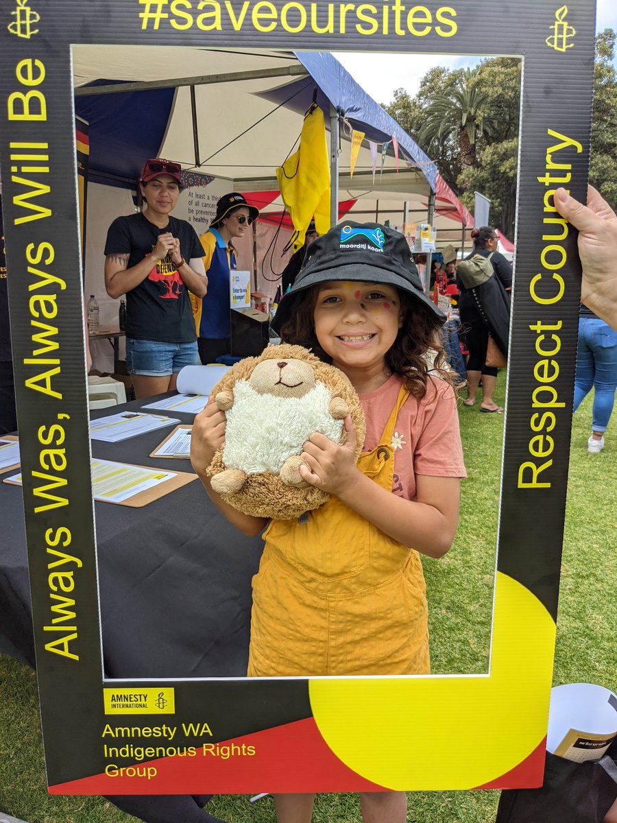 Respect Aboriginal heritage. Stop destroying Aboriginal land. #saveoursites #AlwaysWasAlwaysWillBe Naidoc Perth 2020 🖤💛♥️