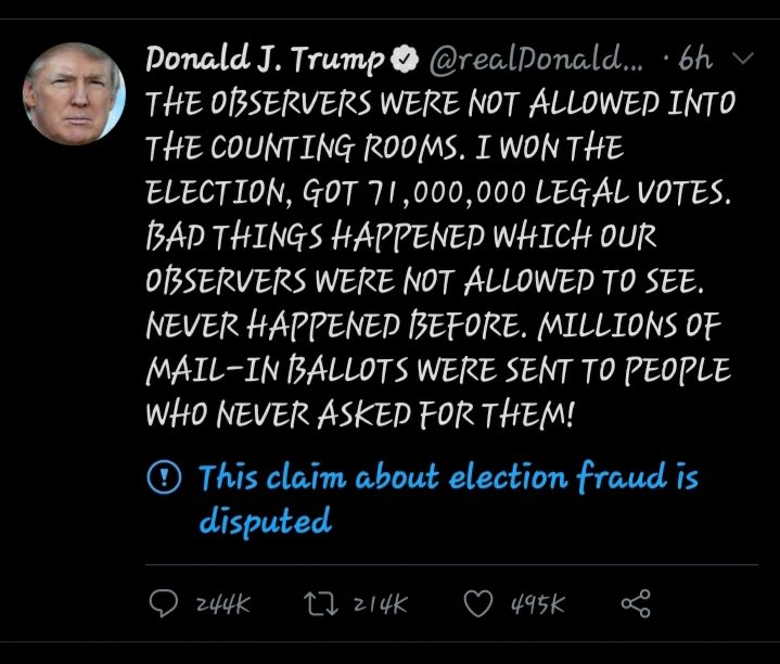 anna_mischelle's tweet photo. @realDonaldTrump 🤣🤣🤣🤣🤣🤣🤣🤣 #Disputed #FakeNews #YoureFired https://t.co/RjFFirtbcQ