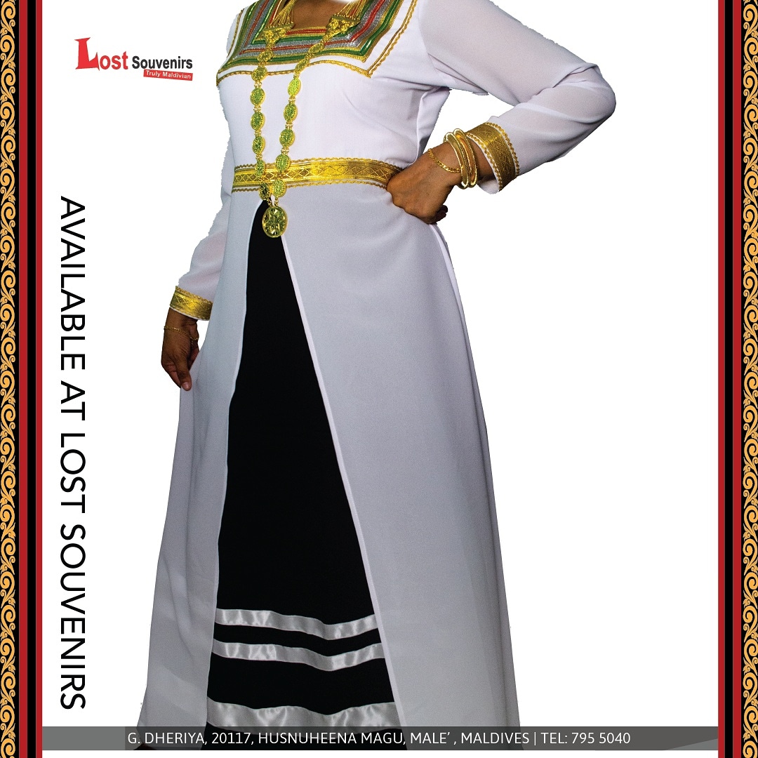 Maldivian Traditional Dress - Dhivehi Libaas