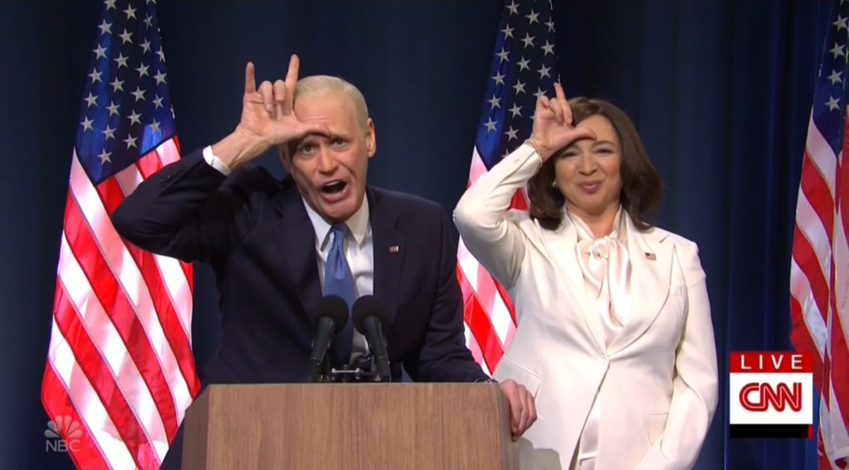 CRS_One's tweet photo. These are the times where there must be a winner, and a Looooooo-SEEEEEERRRR. #SNL https://t.co/7ScoQBmRrD