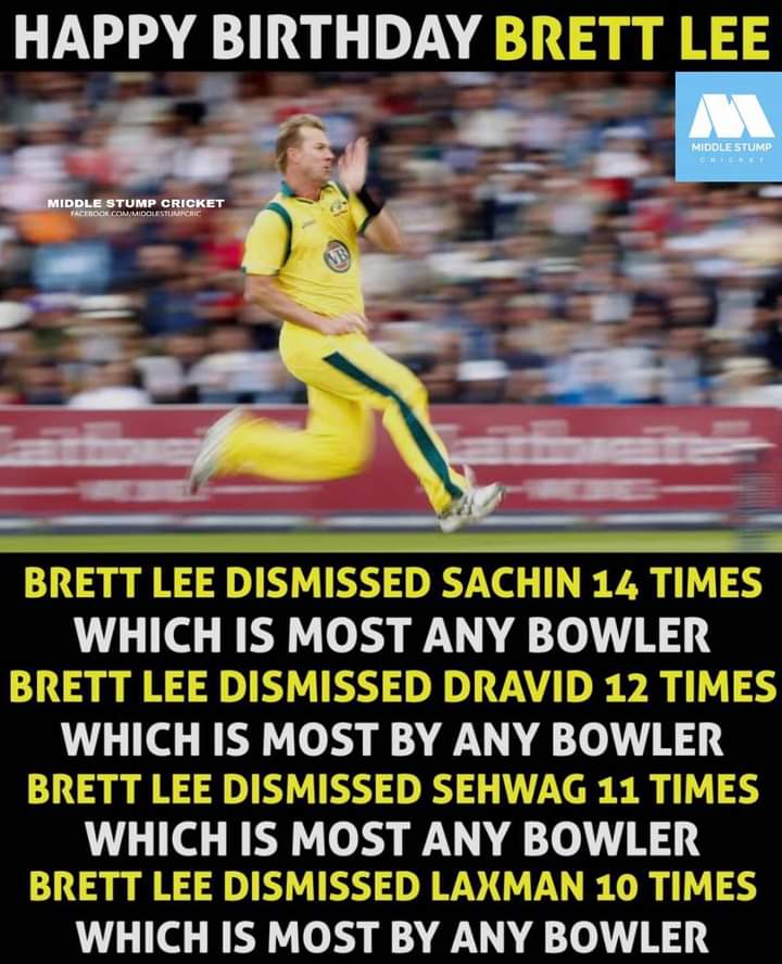 Happy Birthday Brett Lee  