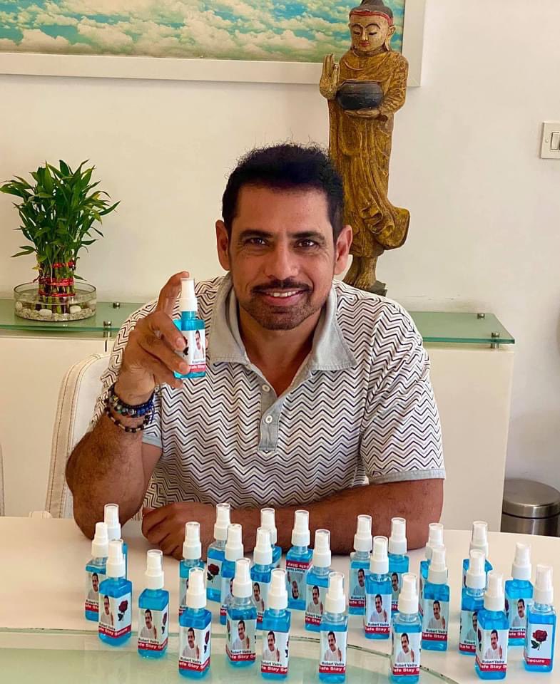 irobertvadra's tweet photo. Like every year, this Diwali too I distributed sweets along with  masks &amp; sanitizers to the poor on the streets. With Covid cases spiking up, these children and elderly people on the streets need to be kept protected too. 
Help out and educate them to wear mask up/keep hygiene 🙏 https://t.co/5tRzEV6CPy