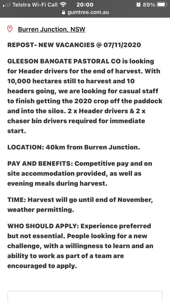 Please share! #harvest2020 #burrenjunction