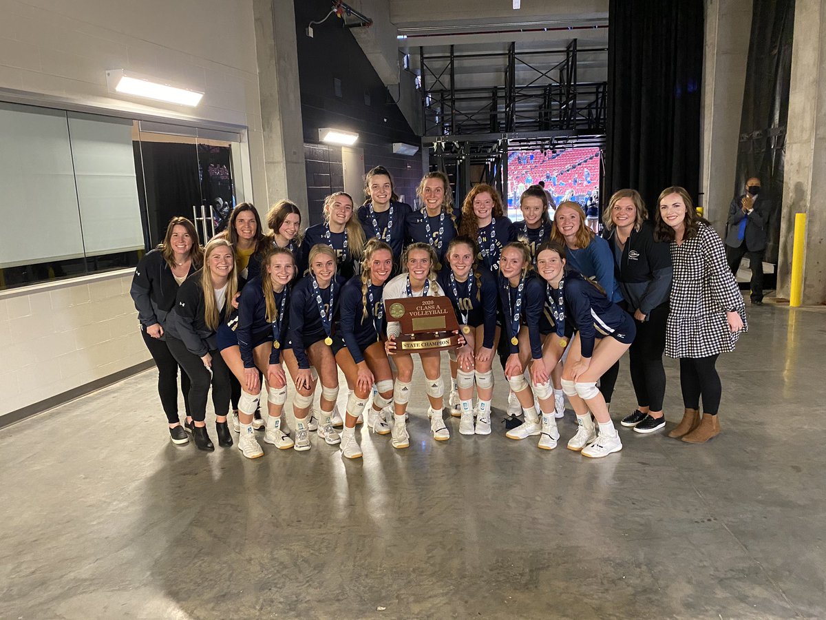 Congratulations Elkhorn South High School – the 2020 NSAA Class A State Volleyball Champions! #nebpreps