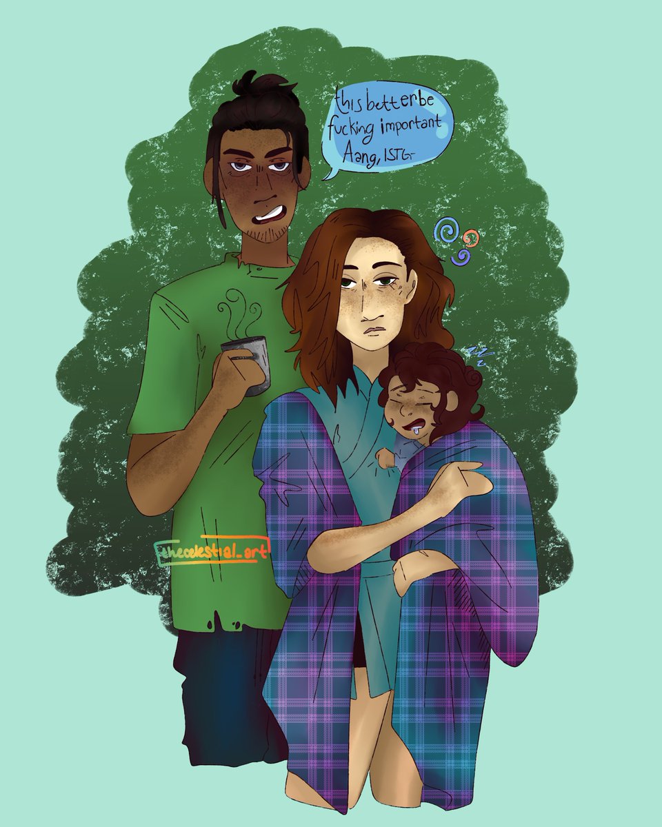 thecelestialart's tweet photo. Day 8: Free Day!
BEGGING twitter not to kill the quality. any way! suki week is done, and i had such a hard time with this prompt for no fucking reason???? like i have 2 other fully finished drawings of this that i HATED
#sukiweek #suki #atla #digitialart #sukka #sukiweek2020 https://t.co/WC3AtNN0UI