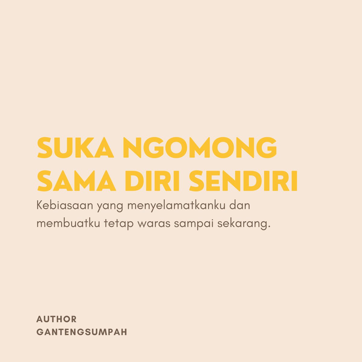 gantengsumpah's tweet photo. Kebiasaanku. https://t.co/v1KFLPhOIa