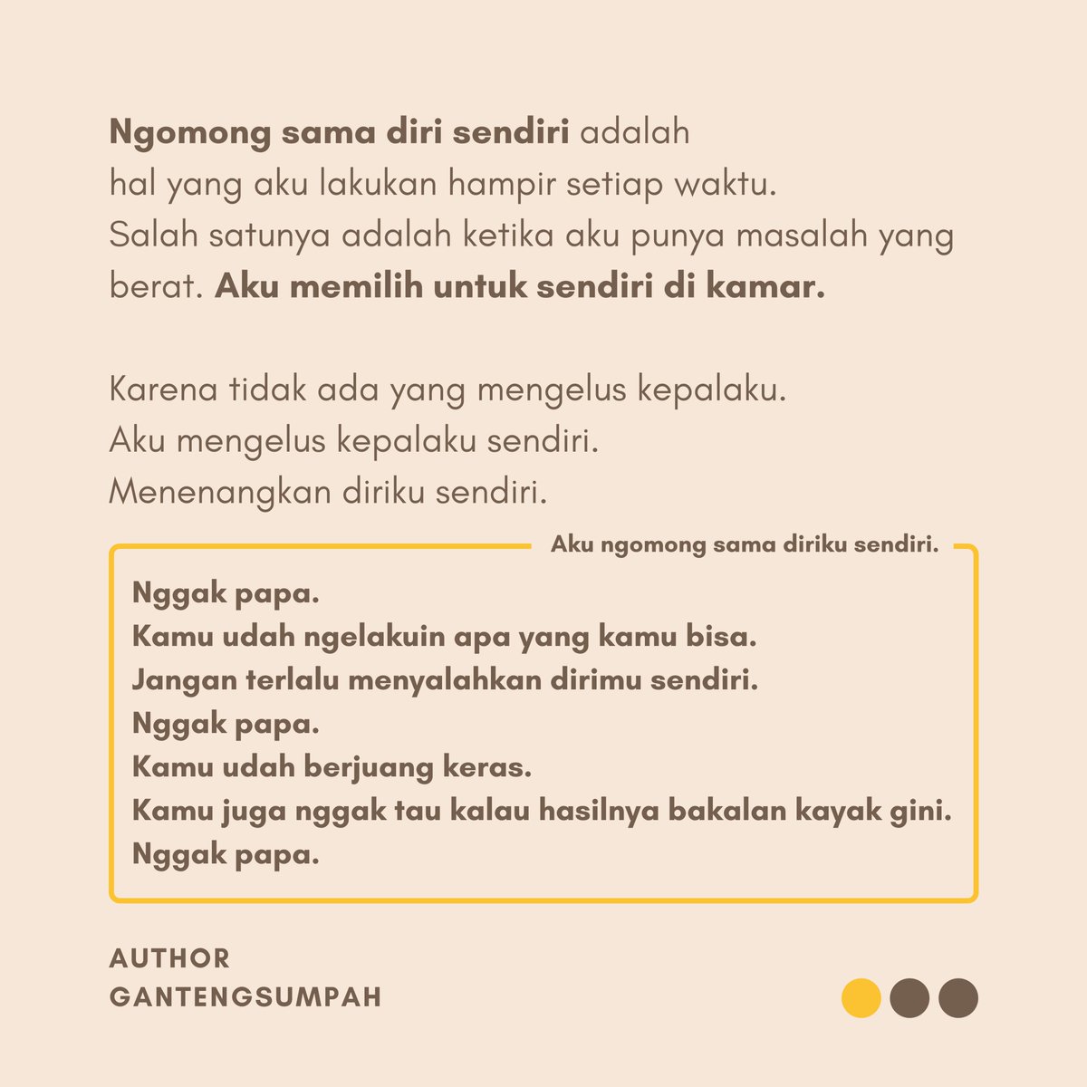 gantengsumpah's tweet photo. Kebiasaanku. https://t.co/v1KFLPhOIa