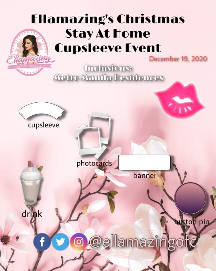 ELLAmazingOFC's tweet photo. In collaboration with Cafe Amazon, we present to you, the Ellamazing's Christmas Stay At Home Cupsleeve Event. ❤

Register now! 😍 https://t.co/qrrNDRWgRw