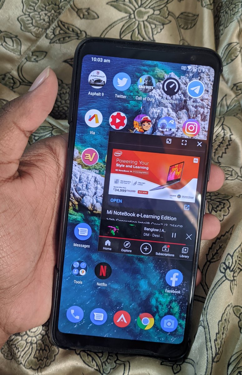 shubhamdutt13's tweet image. Opinion after using #AsusROGPhone3 for more than 48hrs.

ZenUI is hell underrated
Smoothest phone I ever used
Display has some problems (Viewing angles)
Camera average
Performance = Beast 🔥
Battery is amazing

#rogphone3 #Techbloat #Asus @ASUSIndia
@ASUS_ROG_IN