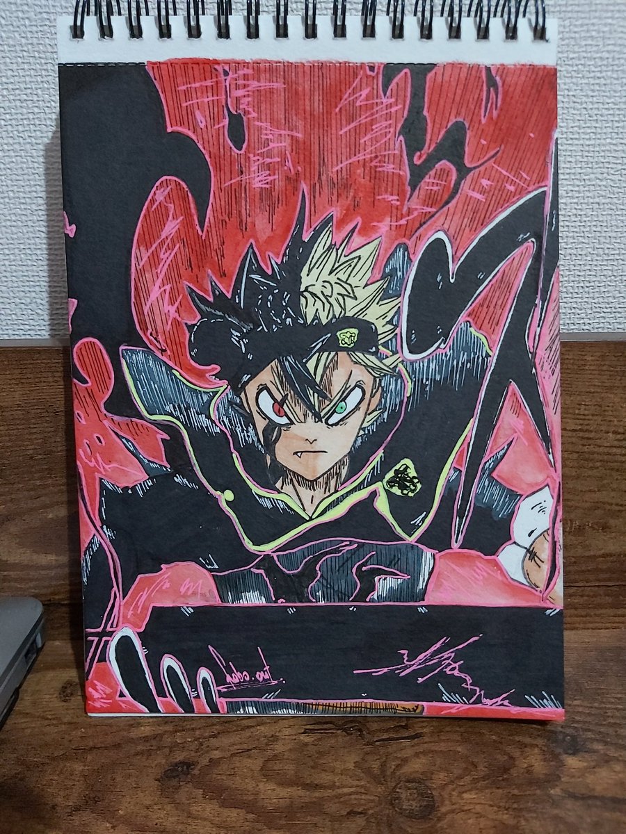Fabo_art's tweet photo. Sígueme en Instagram para ver más dibujos y diseños🔥 #asta #blackclover #anime #manga #astablackform https://t.co/D3XR8BZEfI https://t.co/lbHO4mSABd
