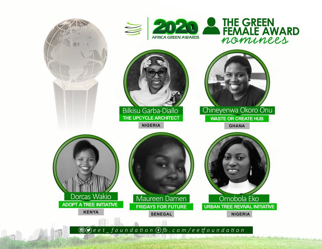 fff_sn's tweet photo. ⚠️There’s only 4 days left to cast your vote for our activist Maureen Damen, Fridays For Future Senegal for THE GREEN FEMALE AWARD 2020.⚠️
Help her empower amazing African women who are daily fighting to protect our planet🌍💚
Click the link⬇️⬇️: 
https://t.co/3mPVYuoSWY https://t.co/yIsr7HirSN