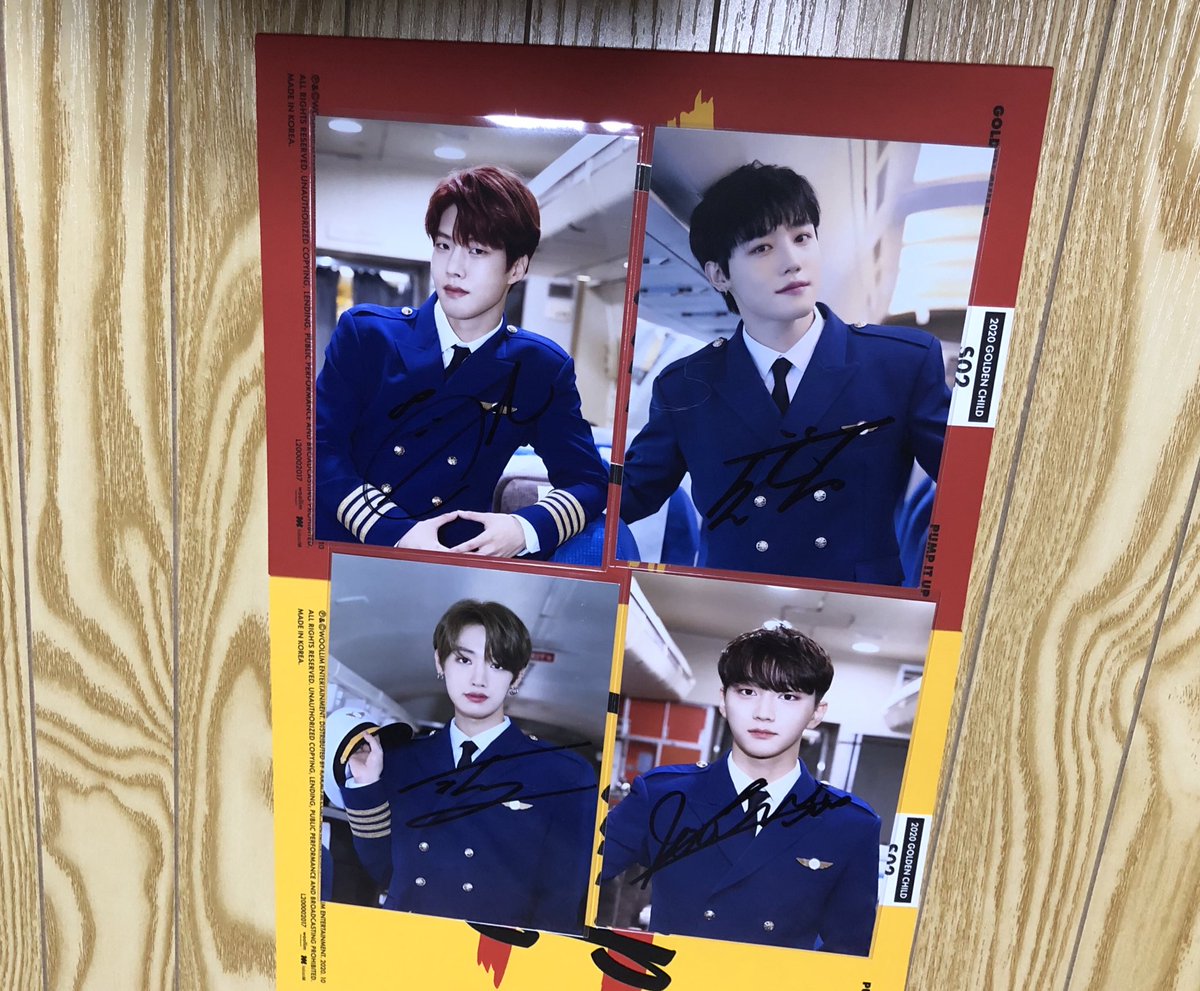 bf_minwoo_sh's tweet photo. Golden Child ゴルチャ　Pump It Up 交換

サイン入り写真
譲)デヨル、チャンジュン、テグ、ジュチャン
求)ボミン

トレカ
譲)デヨル、ソンユン、テグ、チャンジュン、スンミン、ジェヒョン、ジボム、ドンヒョン、ジュチャン
求)ボミン(特にパイロット服のトレカ)

リプまたはDMお願いします😊🌸 https://t.co/jT9szE6ULX