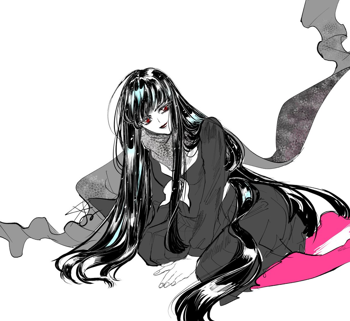 Xにでてたころのお竜さん 記憶スケッチ つがいのイラスト