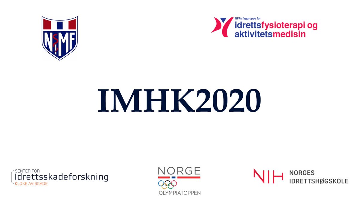 #IMHK2020 Til de av dere som slet med å komme inn på sendingen i går - og de som har lyst til å høre foredragene om igjen: Alle foredragene ligger nå på Senter for idrettsskadeforsknings YouTube-kanal:

youtube.com/watch?v=LEmjl2…

Enjoy!