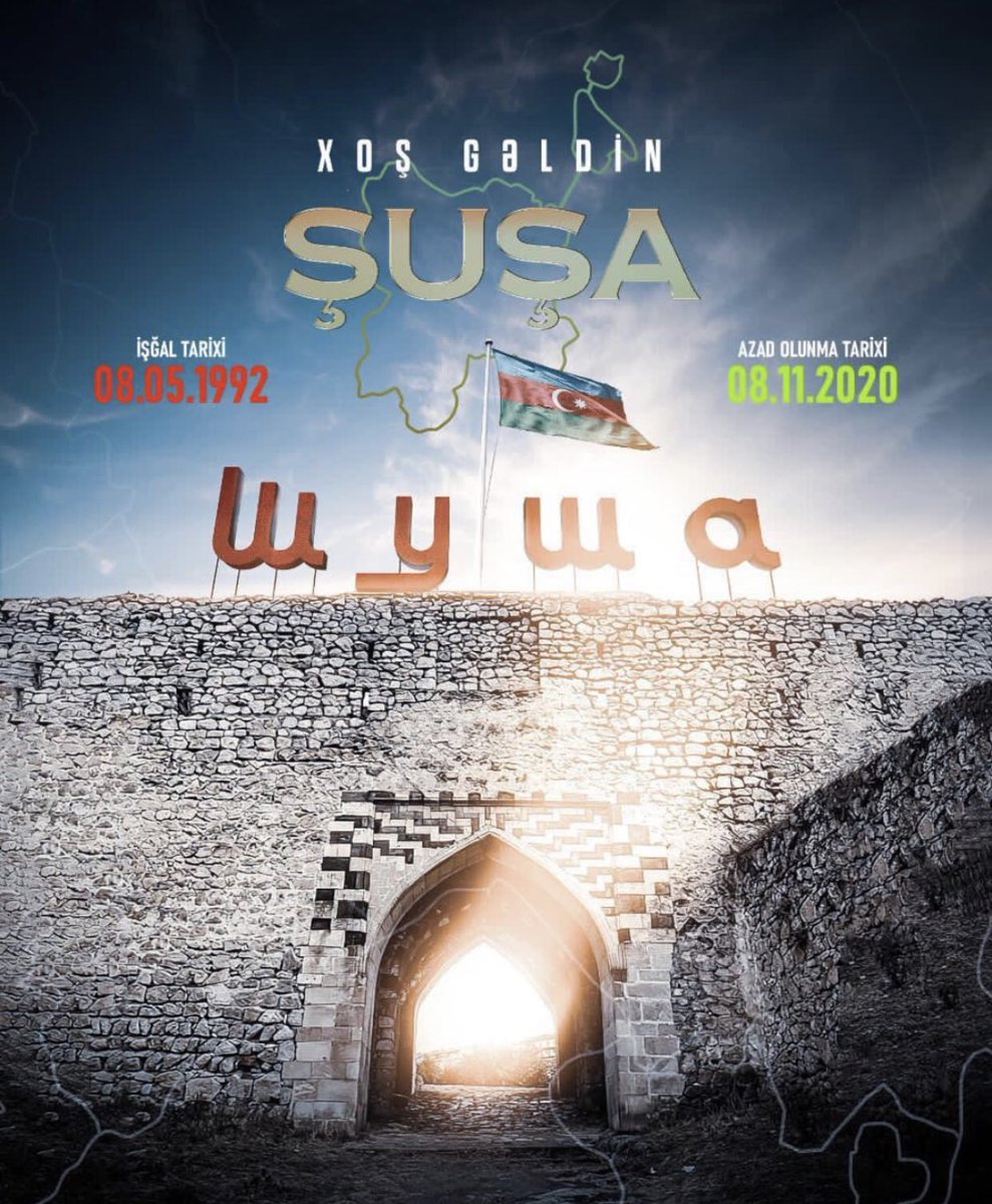08.11.2020 Şuşa ,Azadsan!😍🇦🇿
