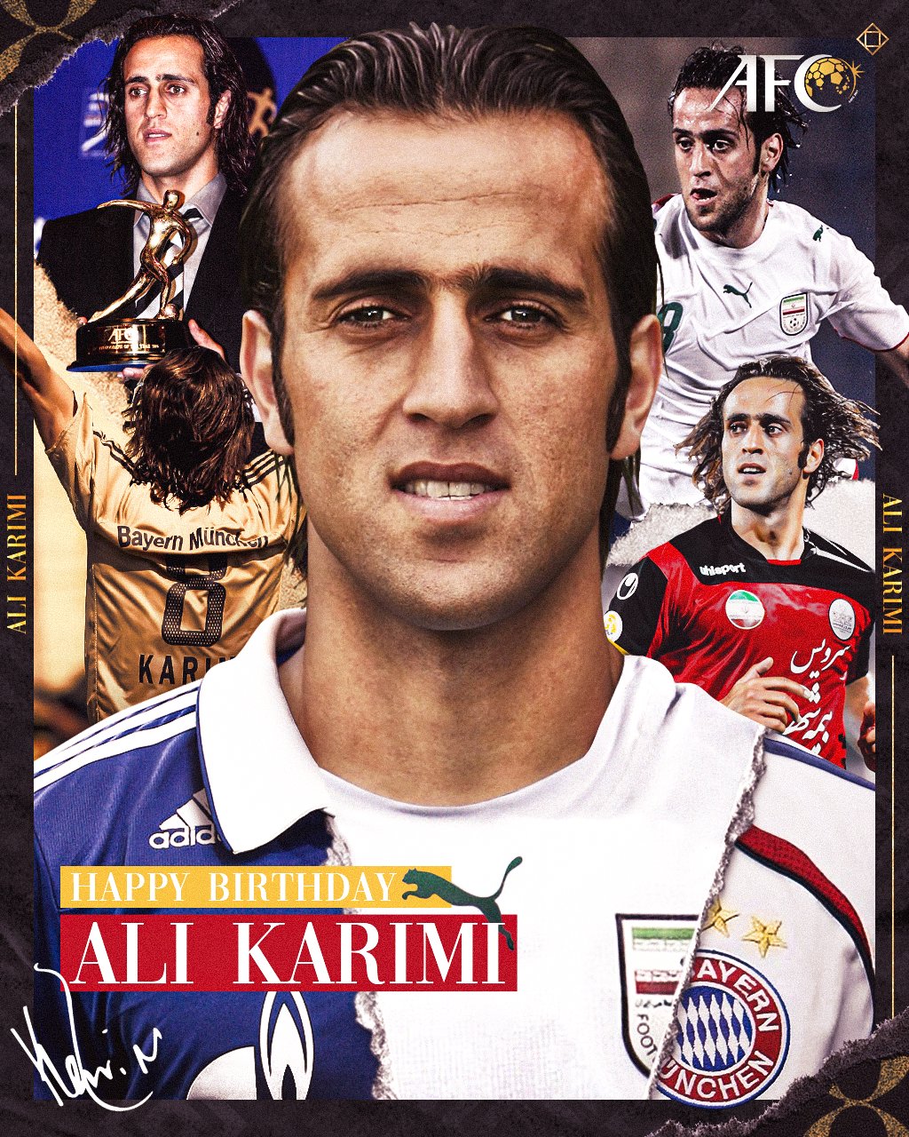 ali karimi bayern munich jersey