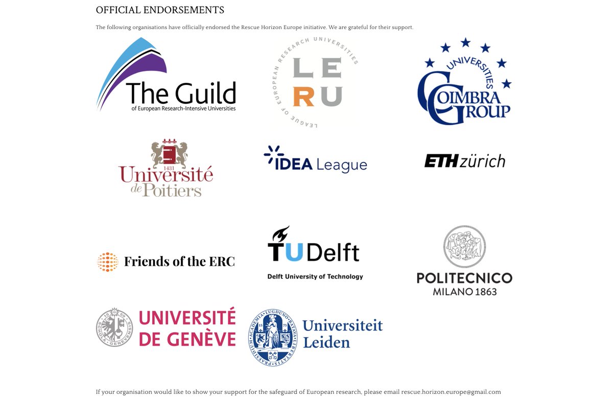 A_Weberling's tweet photo. Calling all European Universities
Please support https://t.co/x5q96VPRZK
We are campaigning to prevent the €14 Billion Cut to the Horizon Europe Budget!
Stand with us to protect basic #Research in #Europe !
@LMU_Muenchen @TU_Muenchen @Cambridge_Uni @UniofOxford @UniHeidelberg https://t.co/iBEa7Lx9ZA