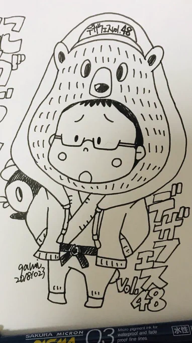 デザフェスお疲れ様でしたー(今日は都合で出展してないけど)昨日は思ってた以上にお客さん多かった印象。今回は、ペン一髪描き顔ハメ似顔絵はやらなかったんだけど、次回やれそうだったらやりたいですね。
#デザフェス #白黒道場 