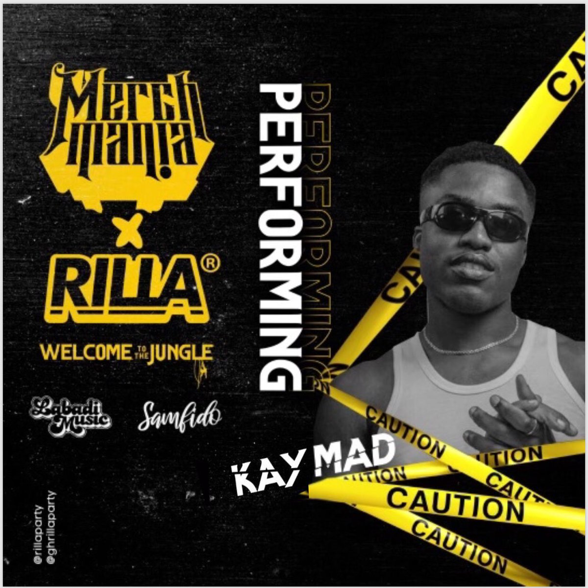 1kaymad's tweet photo. Come catch 𝐊𝐚𝐲𝐌𝐚𝐝 @ The 𝐌𝐞𝐫𝐜𝐡𝐦𝐚𝐧𝐢𝐚 𝐗 𝐑𝐈𝐋𝐋𝐀 Jungle Party. 
𝙽𝚘𝚟 𝟸𝟷 || 𝚃𝚑𝚎 𝙱𝚊𝚌𝚔𝚈𝚊𝚛𝚍,𝙴𝚊𝚜𝚝 𝙻𝚎𝚐𝚘𝚗 || 𝟺𝟶𝙶𝚑𝚜 || 𝟷𝟸𝙿𝙼 - Lets go crazy! 

           -EAT THIS SET LIST UP-
https://t.co/B7nJZs3Gco https://t.co/HCCJIeuzS6