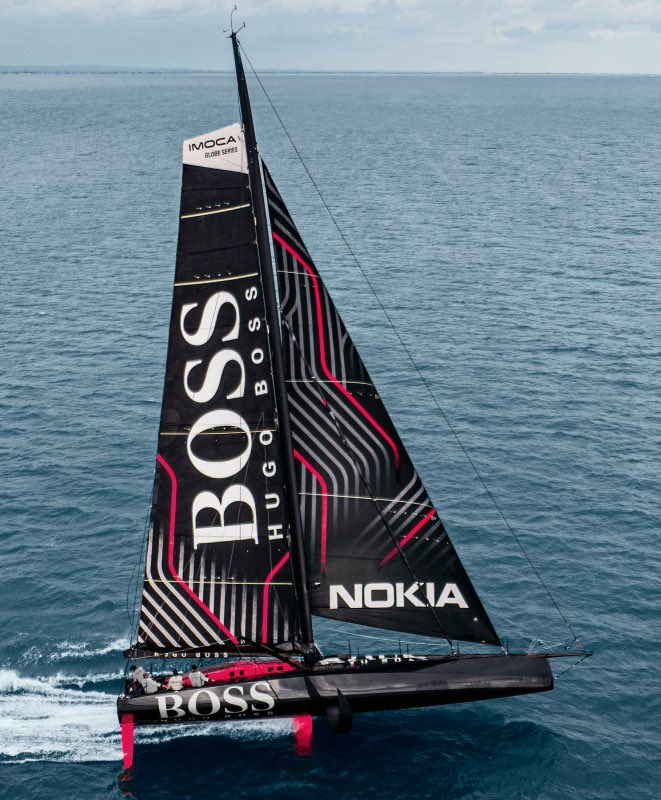 BarbeletteS's tweet photo. Je sais que ce n’est pas trop Corporate mais le ⁦#hugoboss d’Alex Thomson est vraiment magnifique! #VG2020 #VendeeGlobe2020 https://t.co/fjPb9LLHzv
