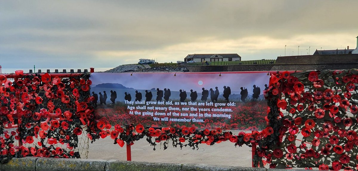 They shall grow not old, as we that are left grow old:
Age shall not weary them, nor the years condemn;
At the going down of the sun, and in the morning,
We will remember them.

#RemembranceSunday #LestWeForget #BehindThemAlways