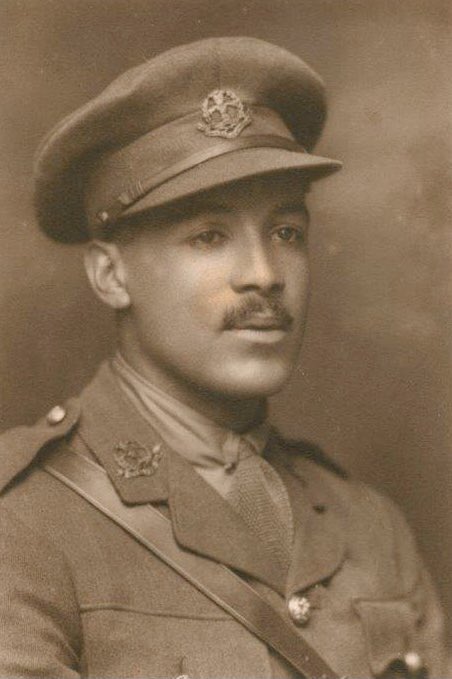 Honouring the 1914 Generation  #ArmisticeDay    #WeWillRememberThem   Second Lieutenant Walter Tull28 April 1888- 25 March 1918Professional Tottenham Hotspur player and one of the first black Army Officers to command troops in a regular unit during The Great War.