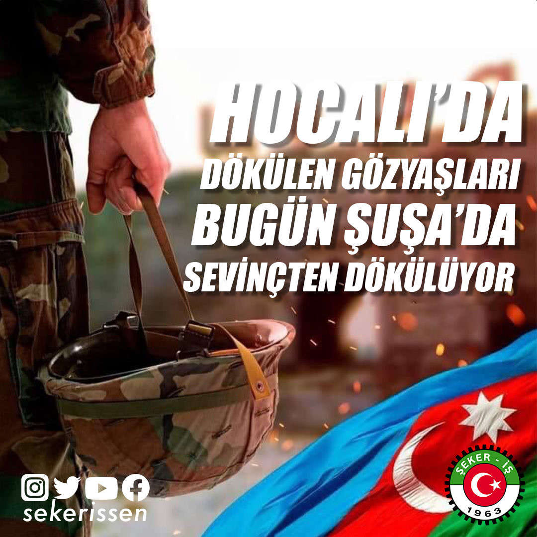 sekerissen's tweet photo. Karabağ'ın kalbi Şuşa işgalci Ermenistan’ın elinden alınanarak, yeniden öz vatanına kavuştu. Hocalı Katliamı günlerinde akıtılan gözyaşları şimdi sevinçten dökülüyor.
Şuşa'da Ezan Sesi! 🇦🇿🇹🇷
#Şuşa #SusaAzərbaycandır #şekeriş https://t.co/rTbEuzRHT7