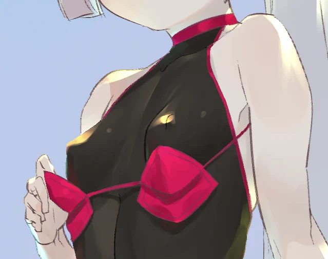 #いいおっぱいの日注意:一枚目のは乳首じゃなくて舌です(`、3_ヽ)_ 