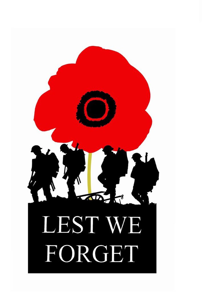 At the going down of the sun and in the morning, we will remember them.

#LestWeForget
