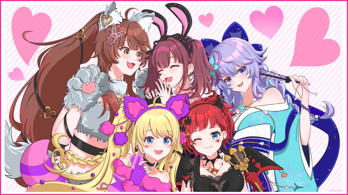 むぎちゃ Discotheque T Co Dvv4jiukot Zea Art 恋フミ Roha Art アカネ色の世界 Bora Art にじさんじワールド