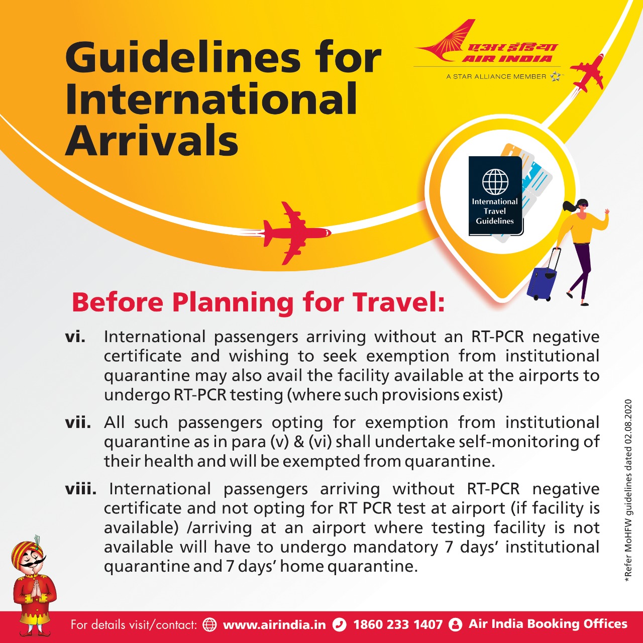 Air India on X: &ldquo;#FlyAI: Please keep yourself updated before you 