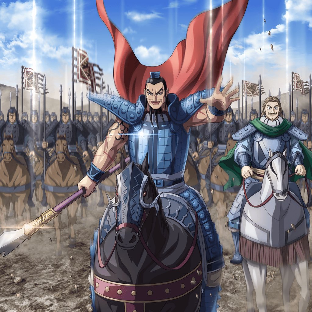Kingdom est un manga légendaire, voici un thread pour rendre hommage à la grandeur de ce manga, à ses personnages formidables et ses passages inoubliables. Unité Hi Shin, En avant !