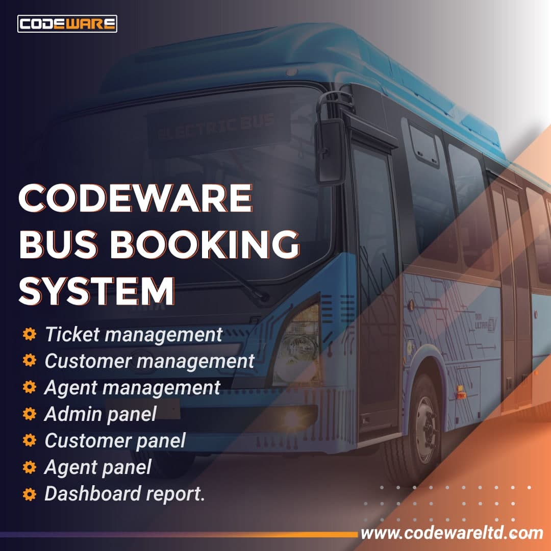 codewareltd's tweet image. Codeware Express will help you set up your bus booking business with a very user-friendly bus booking system. Admin and bus operators can manage routes, buses, ticket fair, seating structure, bus features, bus availability, etc.
codewareltd.com
#busbookingsystem
