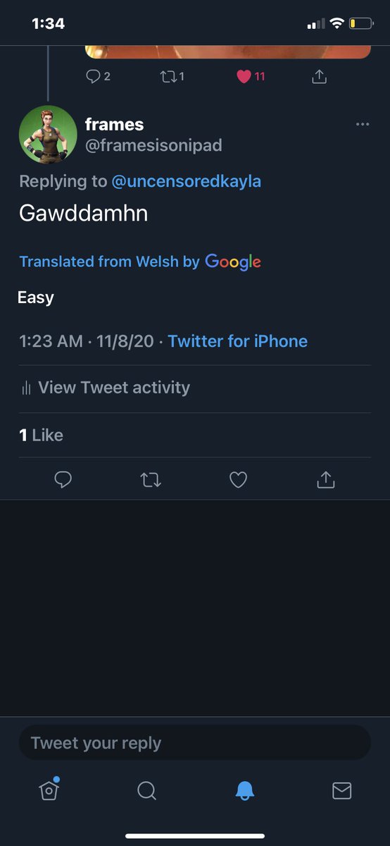 framesisonipad's tweet photo. @uncensoredkayla I do b speakin in welsh doe https://t.co/euz6fzhqmj