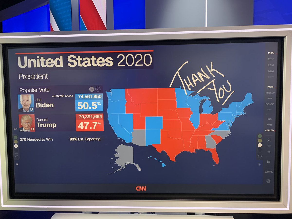 Phil_Mattingly's tweet photo. and with that, and with enormous gratitude and thanks to @ChrisCuomo @dgelles @vplus @ForecasterEnten @donlemon, an insanely talented production team &amp; crew
and especially my lifesaver @LAURENKHOLT, I’m going back to DC and going to bed. 

Thanks for a historic week, folks. https://t.co/wh8lKtFAzT