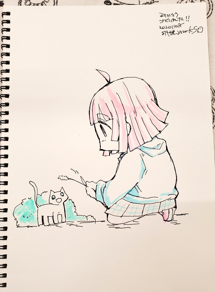 紙袋Works撤収しました!今回は久しぶりの参加でしたが、こうした場所があること、手にとっていただけることの楽しさを改めて実感した1日でした。
次回参加は12月19日アサリオンリーです。ラ!関連は1月に新刊出したいな。
ありがとうございました!(添付は本日のスケブです) 
