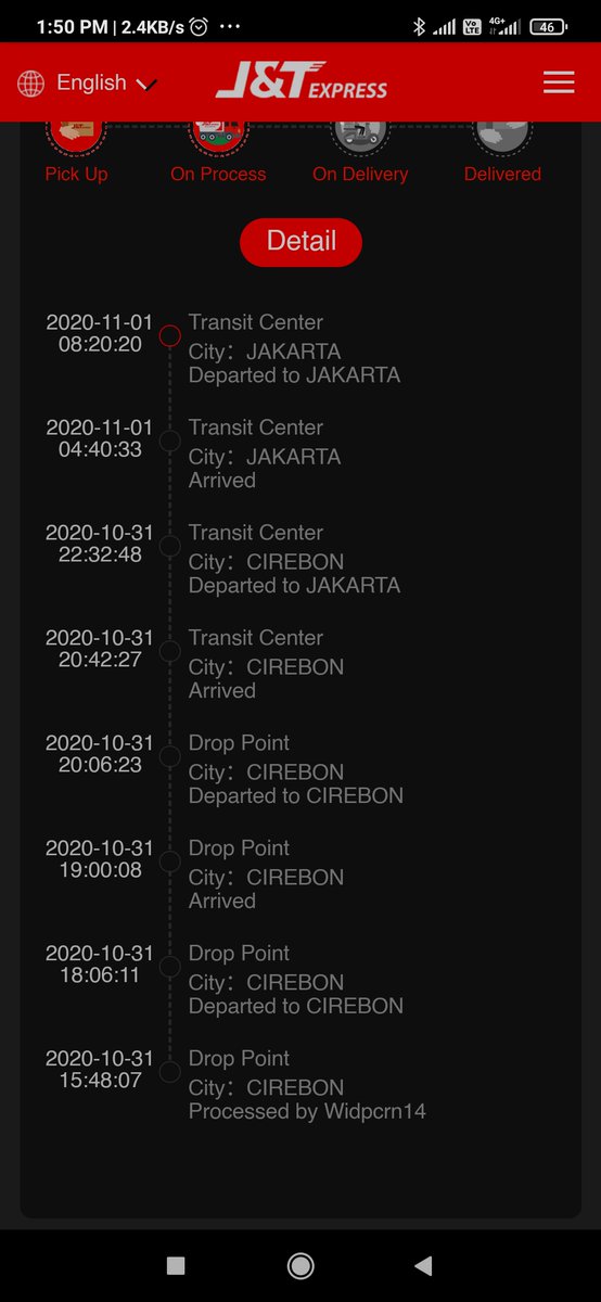 suonks's tweet photo. @jntexpressid dari tanggal 1 gak ada update.. https://t.co/Oiux2Ai0Ss