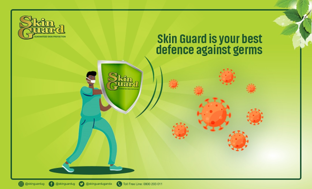SkinGuardUganda's tweet photo. Skin Guard Sanitizer has only one duty; to protect you from dangerous germs, and it fulfils its duty perfectly Get your sanitizer now at https://t.co/OwlltHwfeP.
#GuaranteedSkinProtection https://t.co/tzGV07YMzX