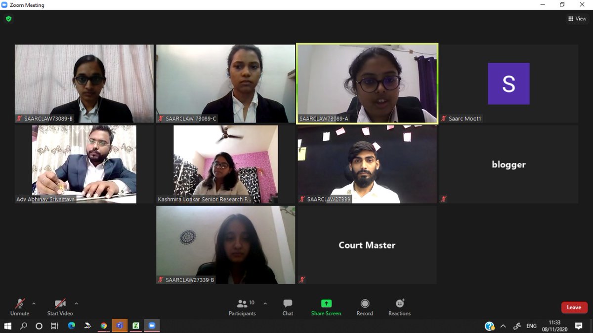 LloydCollege's tweet photo. INDIA ROUND 2 STAGE 2
We are back and so are the contestants all excited to move to the next round of National SAARC Mooting Competition. The arguments will now take a more intense turn. #saarc #saarclaw #lloydlawcollege #saarcmooting #indiaround #lloydians #mootcourtcompetitions https://t.co/3S3qbP76EI