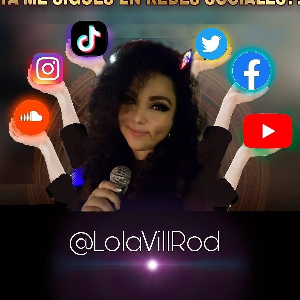 LolaVillRod's tweet photo. Ya me sigues en redes sociales?? 
#FolloForFolloBack #followme #SocialMedia #RedesSociales #Instagram #Facebook #YouTube  #Singer #cantante https://t.co/i3esbjUce3