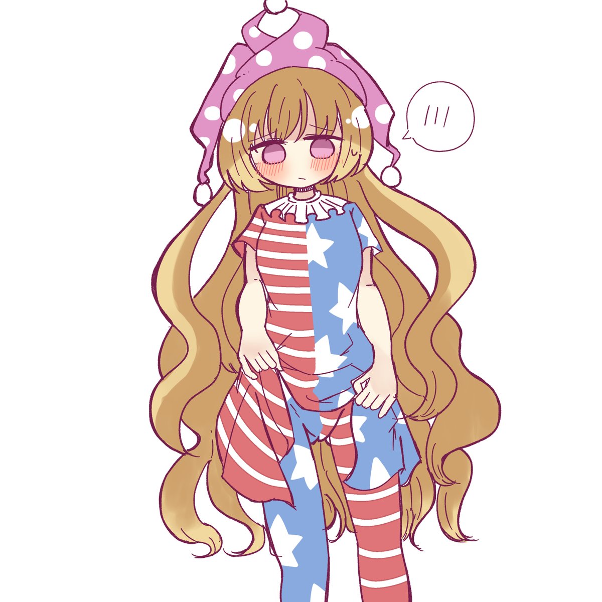 #目にハイライトいれないタイプ
再掲する絵がなさすぎてビックリマン 