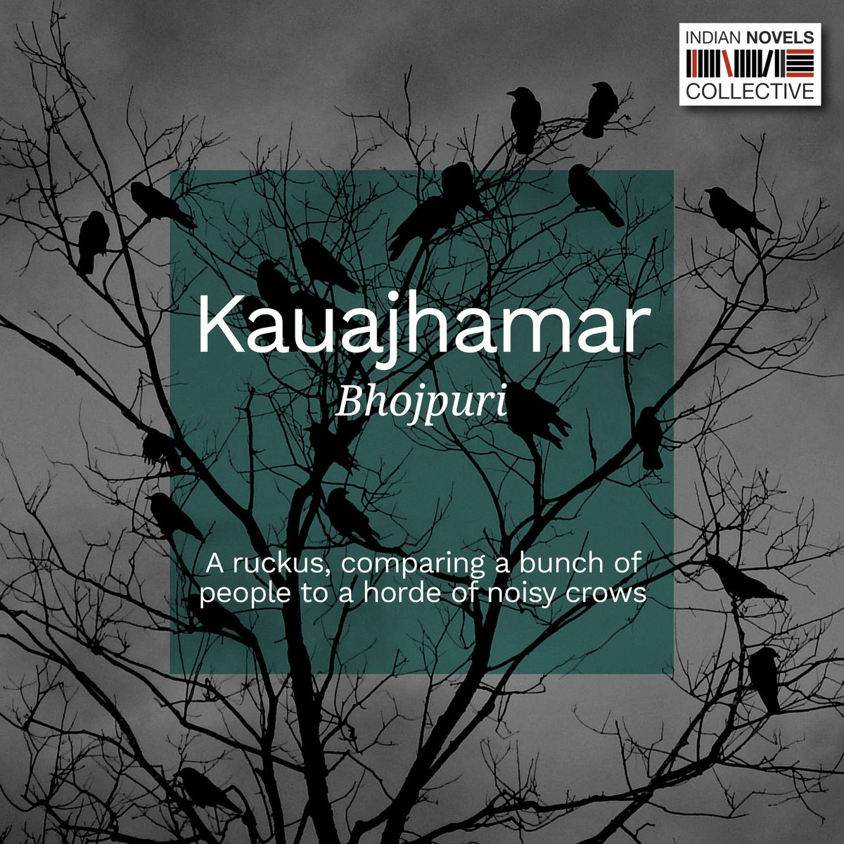 IndianNovels's tweet photo. With the first English translation of a #Bhojpuri novel set to release this month, we thought of sharing an #untranslatableword from Bhojpuri. Do you have a word in your mother tongue to communicate the same? Let us know.
#wordtrivia #kauajhamar #language #translatorproblems https://t.co/kc0VjFa7PQ