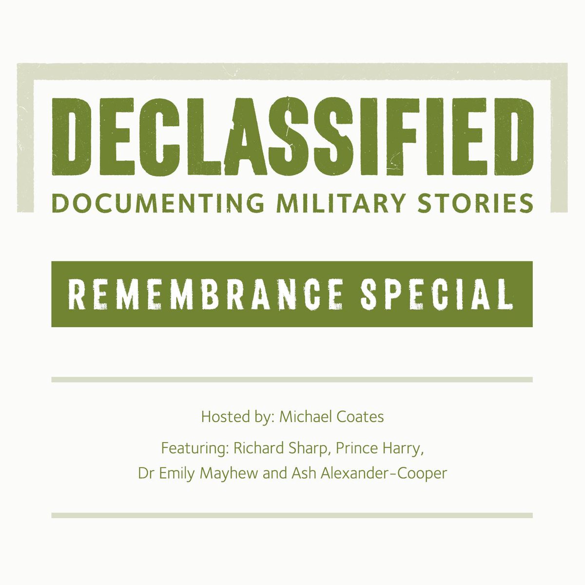 declassnetwork's tweet photo. A Remembrance Special - Featuring Sean Jones MC, Dr Emily Mayhew, The Yorkshire Prose and Prince Harry (amongst many others) - This episode focuses on what Remembrance means  on a personal level and encapsulates service, community and the future 

https://t.co/pPpVaLg3Mf https://t.co/ZmTLsWpgoh