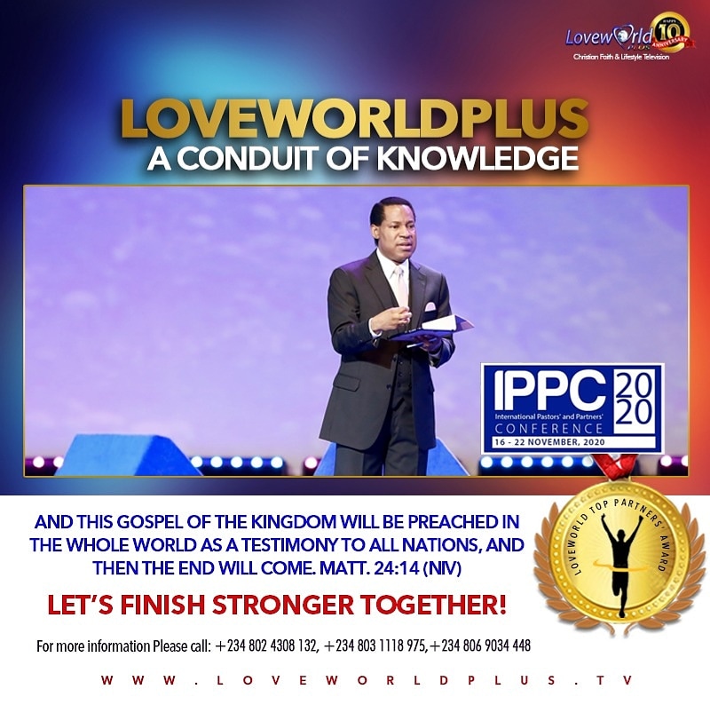 loveworldxp's tweet photo. INTERNATIONAL PASTORS AND PARTNERS CONFERENCE 2020 IS HERE, ARE YOU READY?

LET'S FINISH STRONGER TOGETHER!
Visit https://t.co/nCW36DF0T2 for more...
#ippc
#loveworldplus 
#loveworldnetworks https://t.co/spvHyVP1Ms