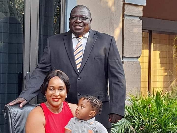 Grandpa, Grandma and baby Eli our grandson. 

We where trying to practice for state house photos. 

Blessed weekend folks.