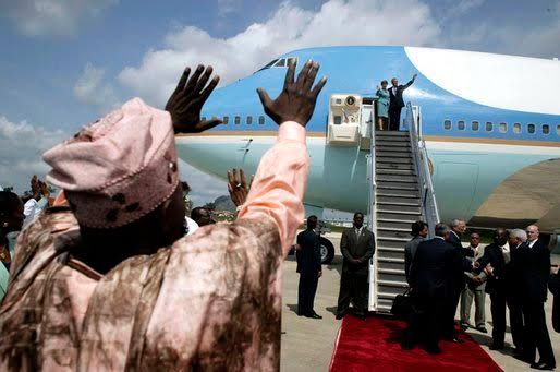 abandoned Liberia. Both President Bush and President Clinton paid multiple visits to Nigeria. In fact no other US president in the last 50 years has equalled the contribution of Republican President George W. Bush. He will be remembered for making the most consequential