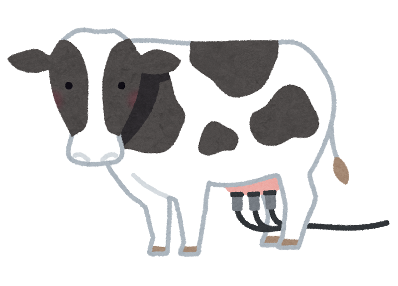 イラスト 牛 で検索すると高確率で間違えてるのに いらすとやちゃんと描けてる ヤンヤンのイラスト